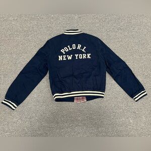 Polo Ralph Lauren Dark Blue and Plaid Reversible Jacket